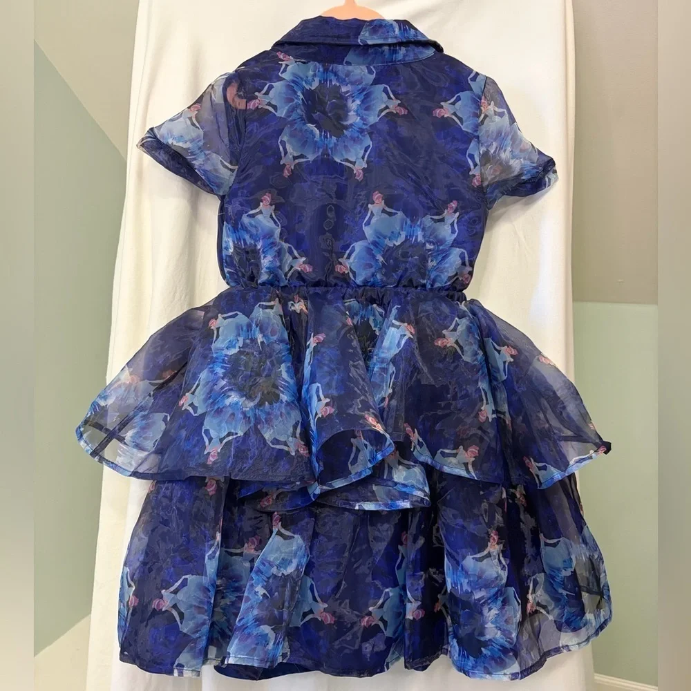Disney Girls Cinderella Ruffle Princess Dress size 7/8